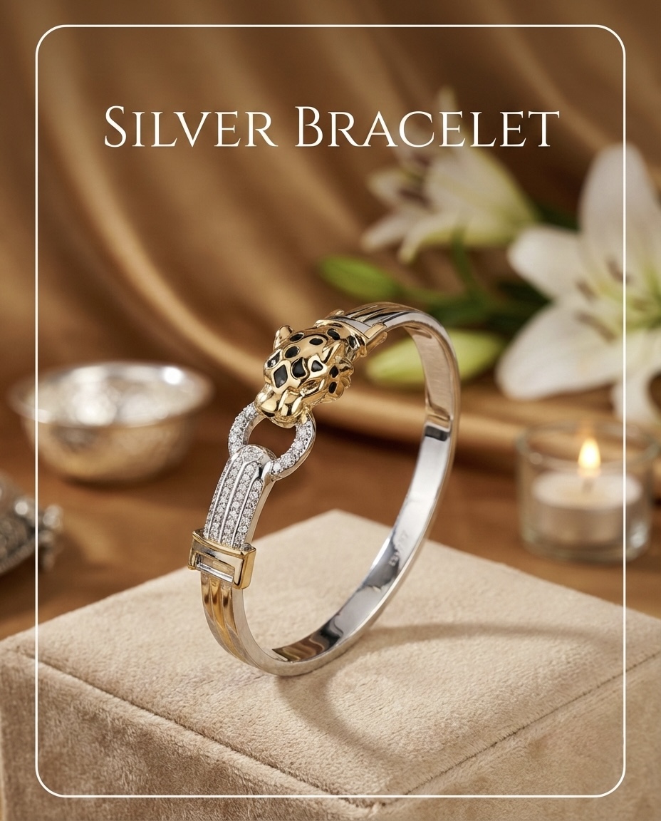 Gold Jhumka Earrings and Bangle